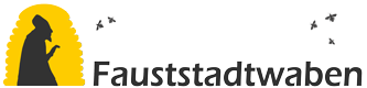Fauststadtwaben Logo – Wachsumarbeitung und Mittelwende
